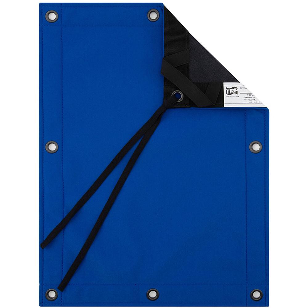 TRP WORLDWIDE Tela Chroma-Key Azul Tempo (8 x 8') - Ideal para Postproducción, Material Espumado y E