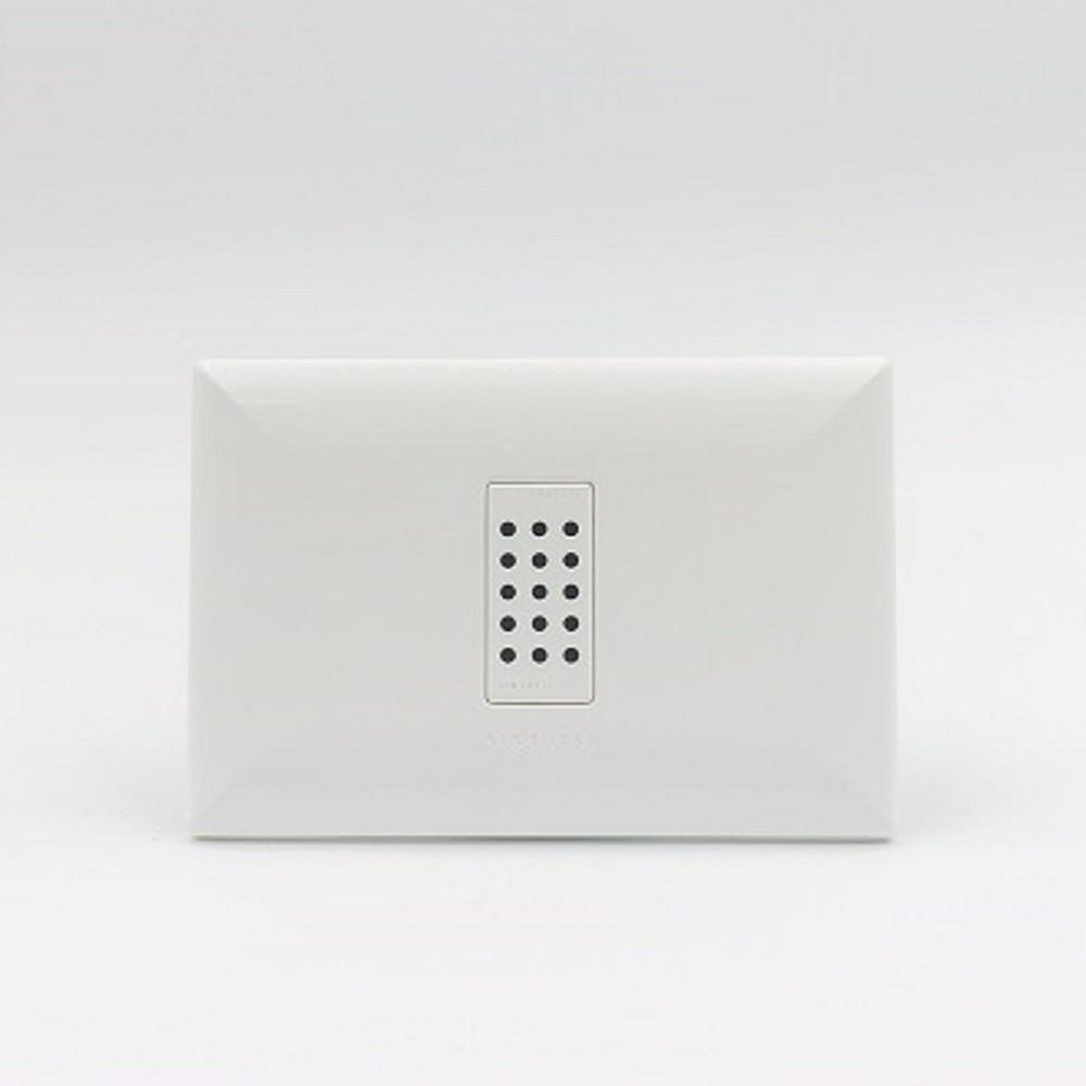 CHICHARRA O ZUMBADOR DE TIMBRE SIMPLE SINTHESI S17 PLACA BLANCA Y DADO BLANCO