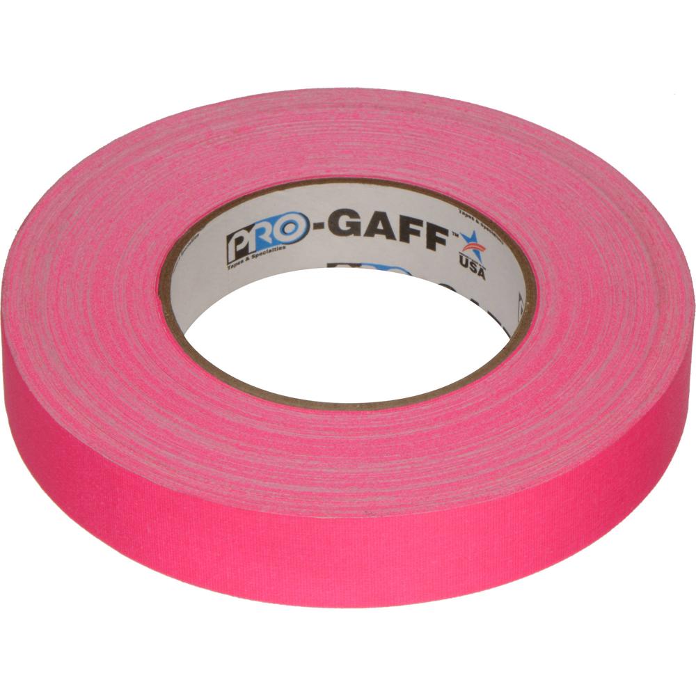 Visual Departures Gaffer T (1"" x 50 Yd, Fluorescent Pink)