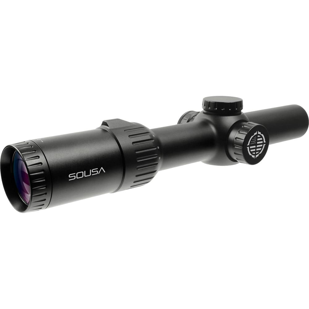 Visor de Rifle Sun Optics Mantis 1-6 x 24mm - Compatible con AR, Retícula Iluminada, 5"" de Alivio Oc