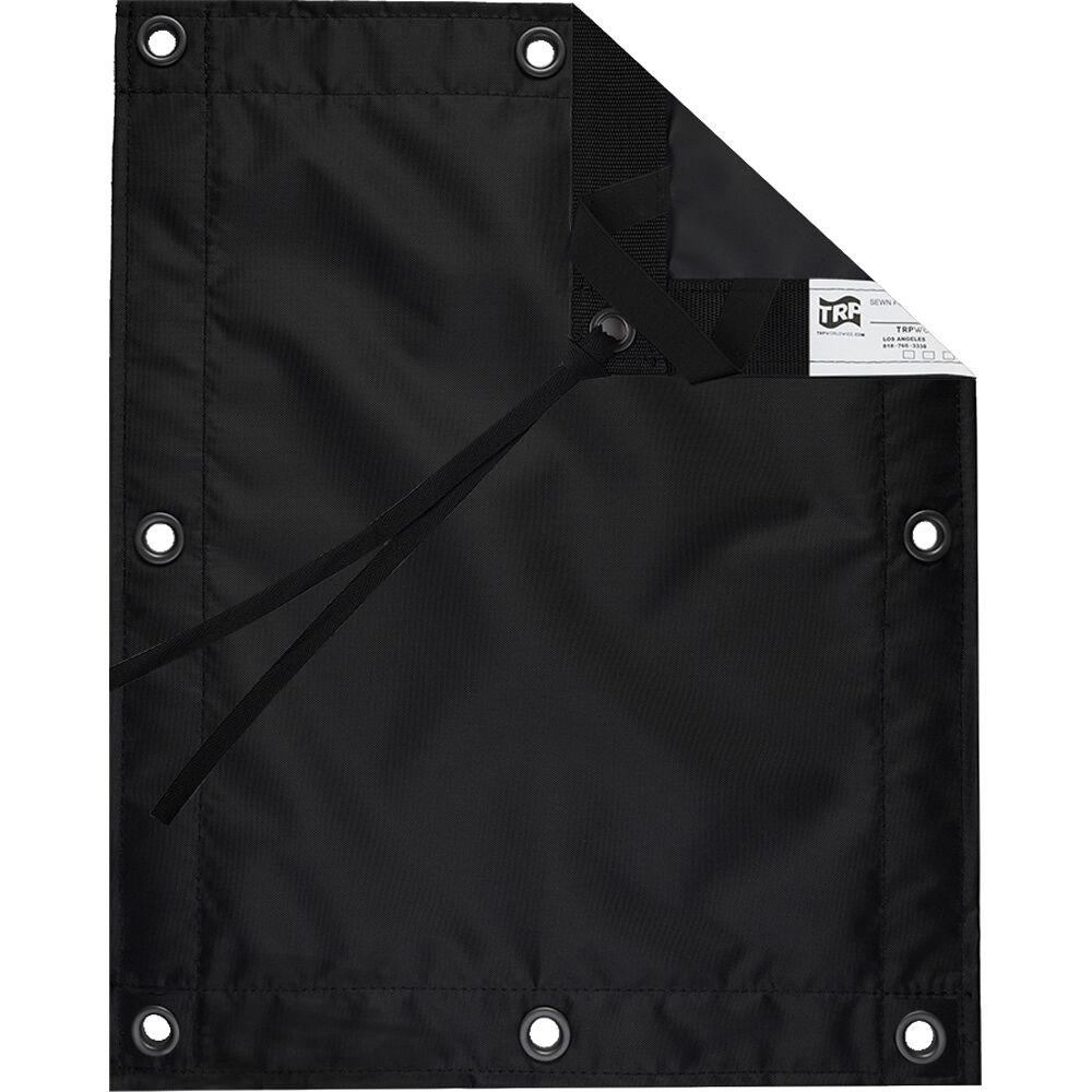 TRP WORLDWIDE Tela Sólida de Agua Ligera (Negro Mate, 20 x 30') - Minimiza el Efecto de Desvanecimie