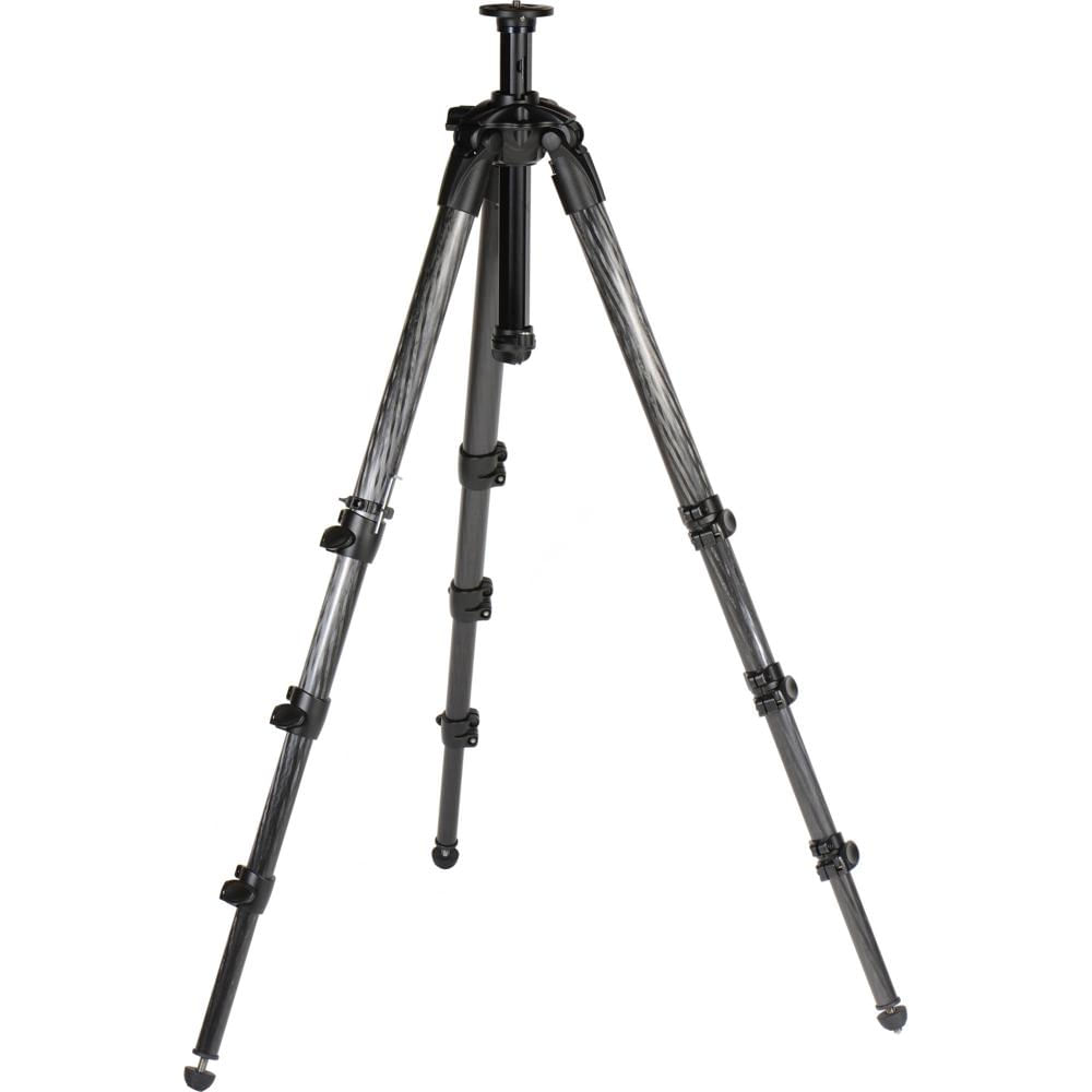 Trípode de Fibra de Carbono Manfrotto 057 con Columna Rápida - Capacidad de Carga 44.1 lb, Altura Má