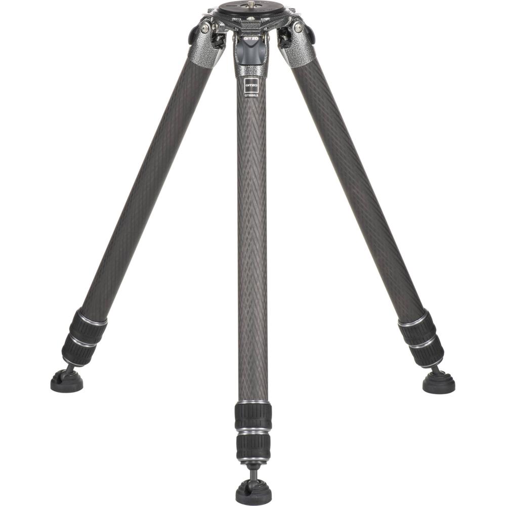 Trípode de Fibra de Carbono Gitzo GT5533L Series 5 - Capacidad de Carga 92.6 lb, Altura Máx 57.1"", A