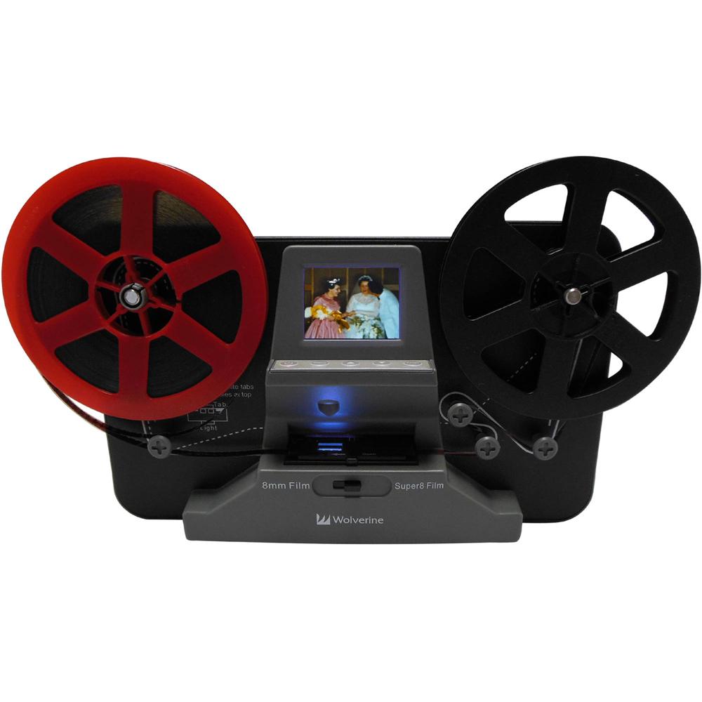 Wolverine Data 8mm y Super 8 Reels a Digital MovieMaker: Escanea Películas 8mm y Super 8, Sensor CMO