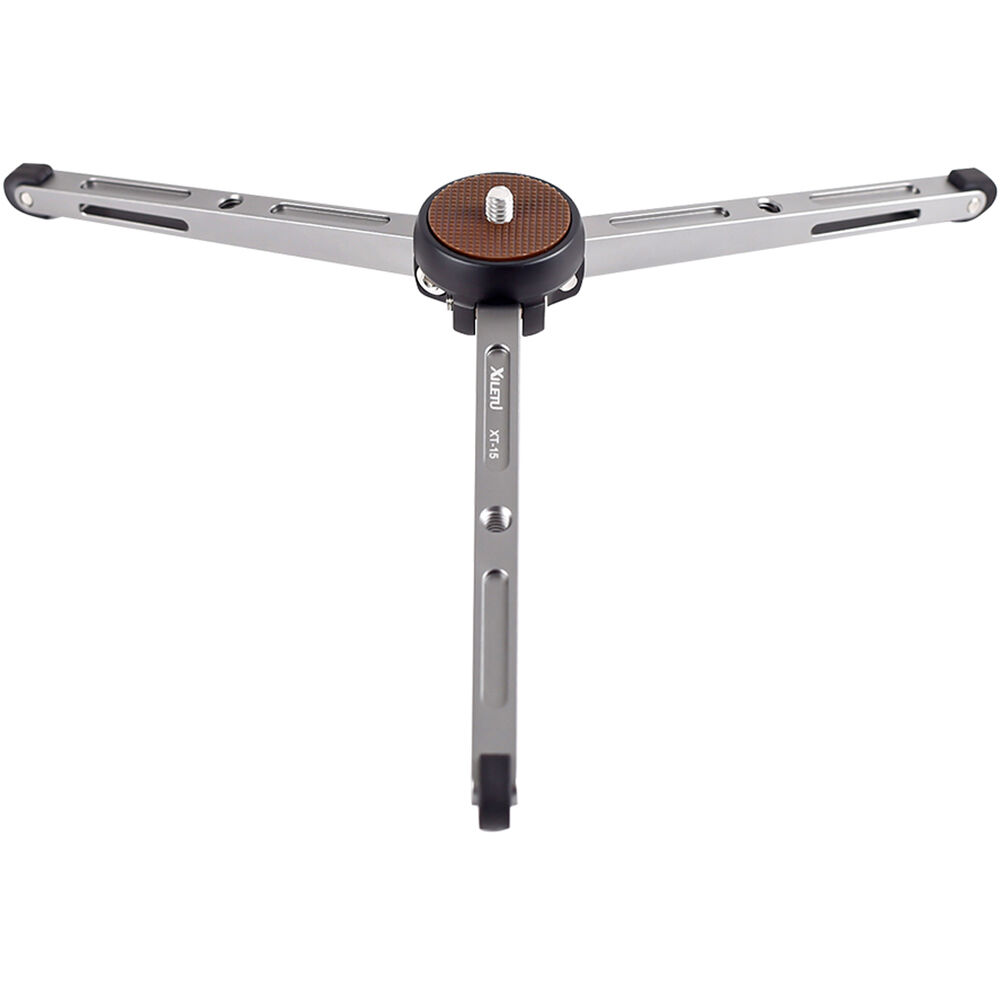 XILETU XT-15 Mini Tripod - Soporta hasta 110 lb, Longitud Plegada: 6"", Montaje 1/4""-20, Construcción