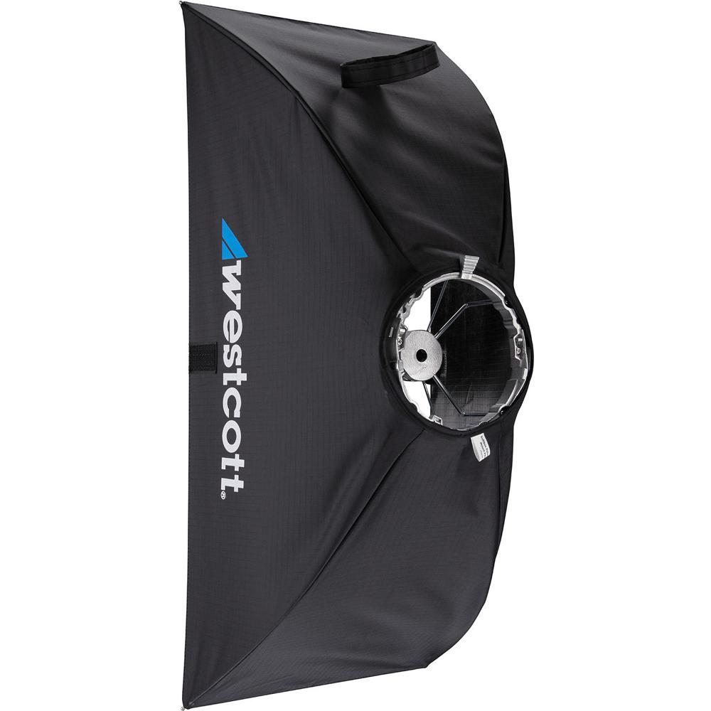 Westcott Rapid Box Switch Strip Softbox 1 x 2 - Para Speedlights y Strobes, 13 Inserts, Estructura M