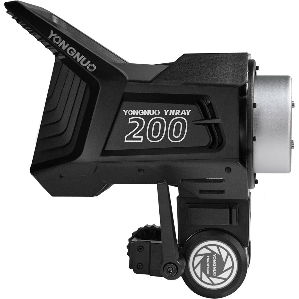 Yongnuo YNRAY200 Monolight LED Diurna para Producción de Video y Vlogging - 34,500 Lux, 5600K, Contr