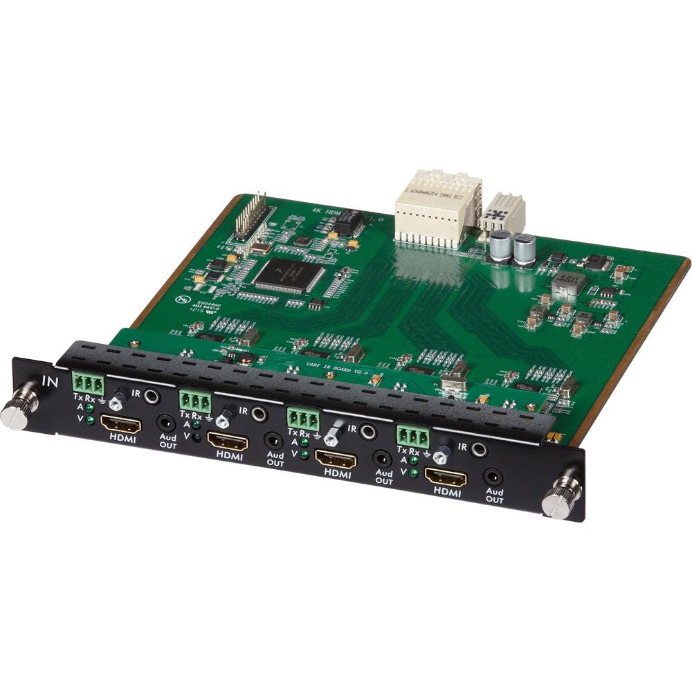 Tarjeta de Entrada MuxLab de 4 Canales HDMI/RS232 4K UHD para Matriz Modular 16x16