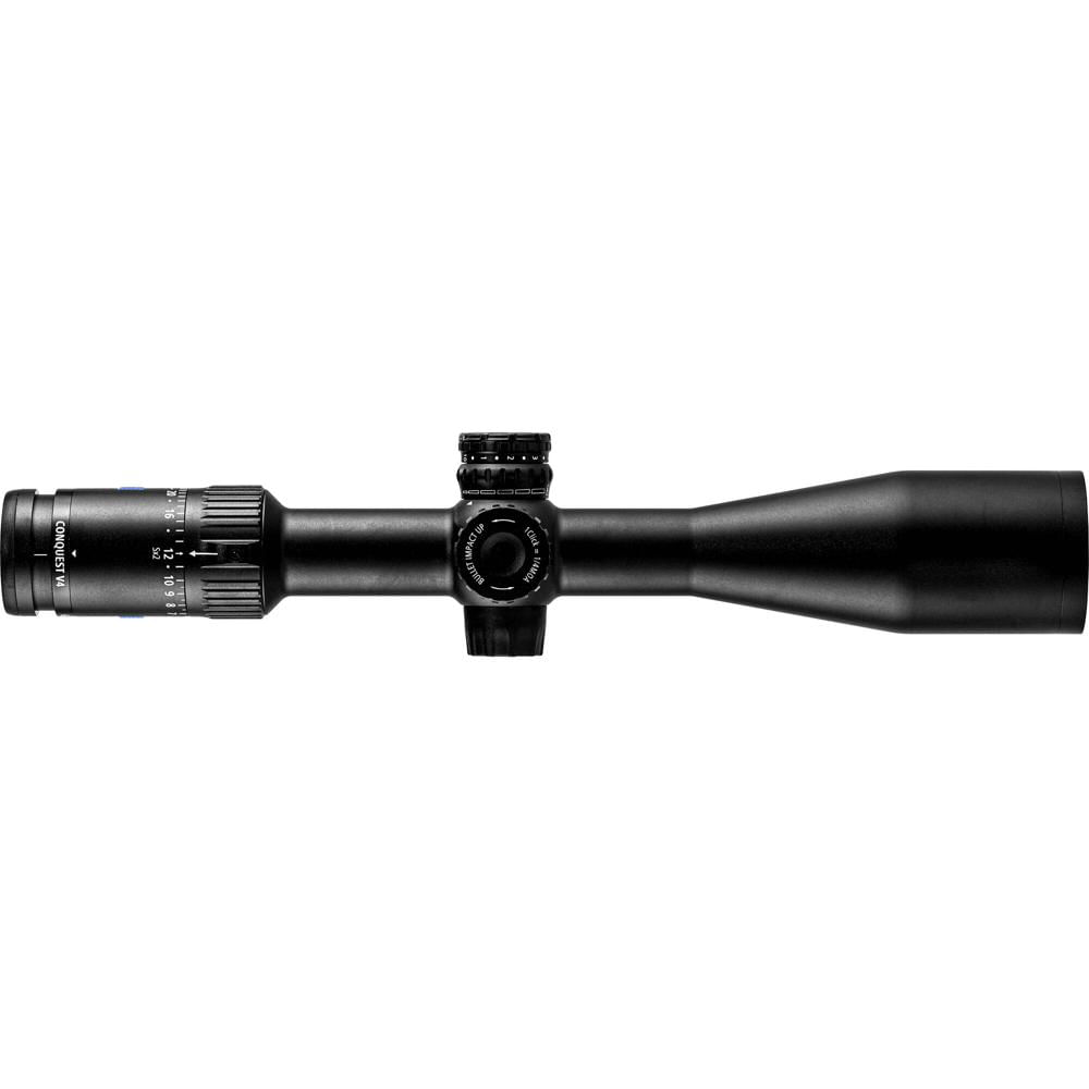 ZEISS 6-24x50 Conquest V4 Riflescope con Retícula ZBi (Matte Black) - 30mm, Turret Externo Bloqueabl