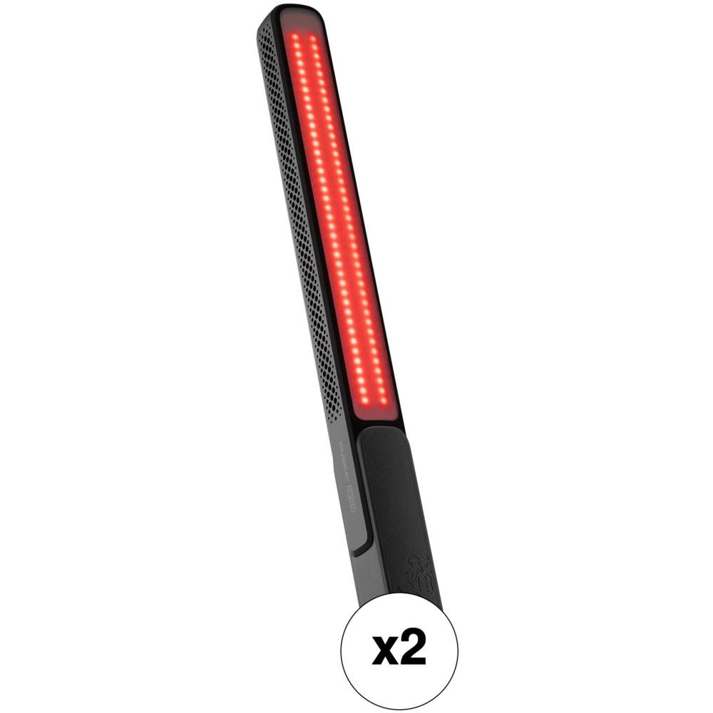 Zhiyun FIVERAY F100 Stick de Luz LED RGB (Negro, 19.8"", Paquete de 2) - Ideal para Creadores de Cont