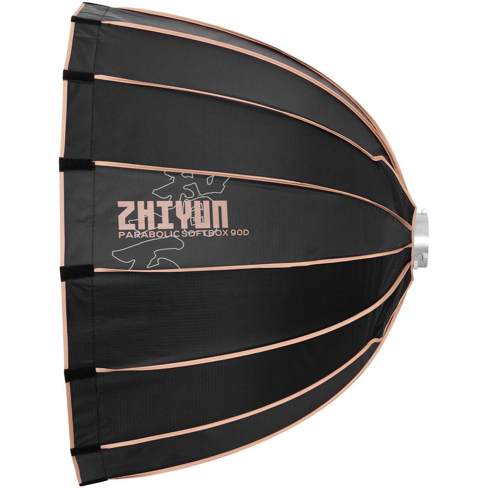 Zhiyun Parabolic Softbox 90D (3') - Softbox de 3' de Diámetro con Montura Bowens, 16 Varillas, Inclu