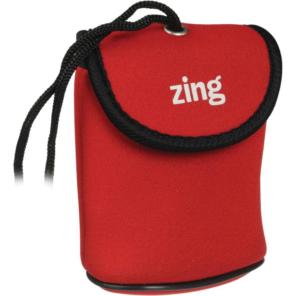 Zing Designs Funda para Cámara Grande (Roja) - Compatible con Cámaras Digitales Compactas, Bolsa Imp