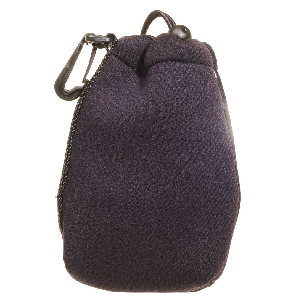 Zing Designs MPBK1 Bolsa Mediana con Cierre de Cuerda (Negra)
