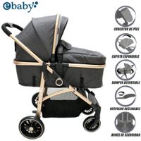 Coche Deportivo Moisés EBABY «CARRI DELUXE» Black