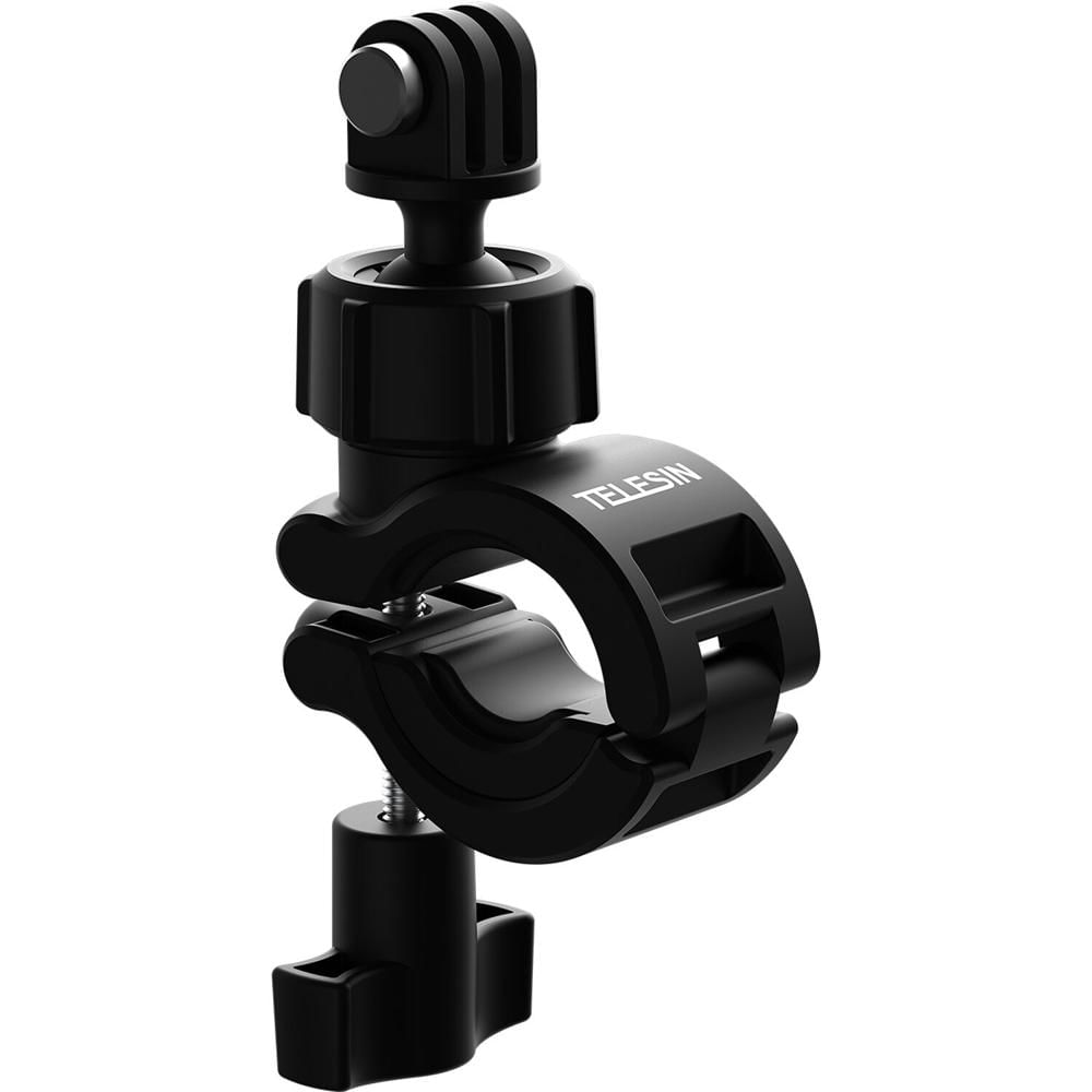 Soporte Universal para Manillar TELESIN con Cabezal Esférico de 360° y Montaje de 3 Puntas