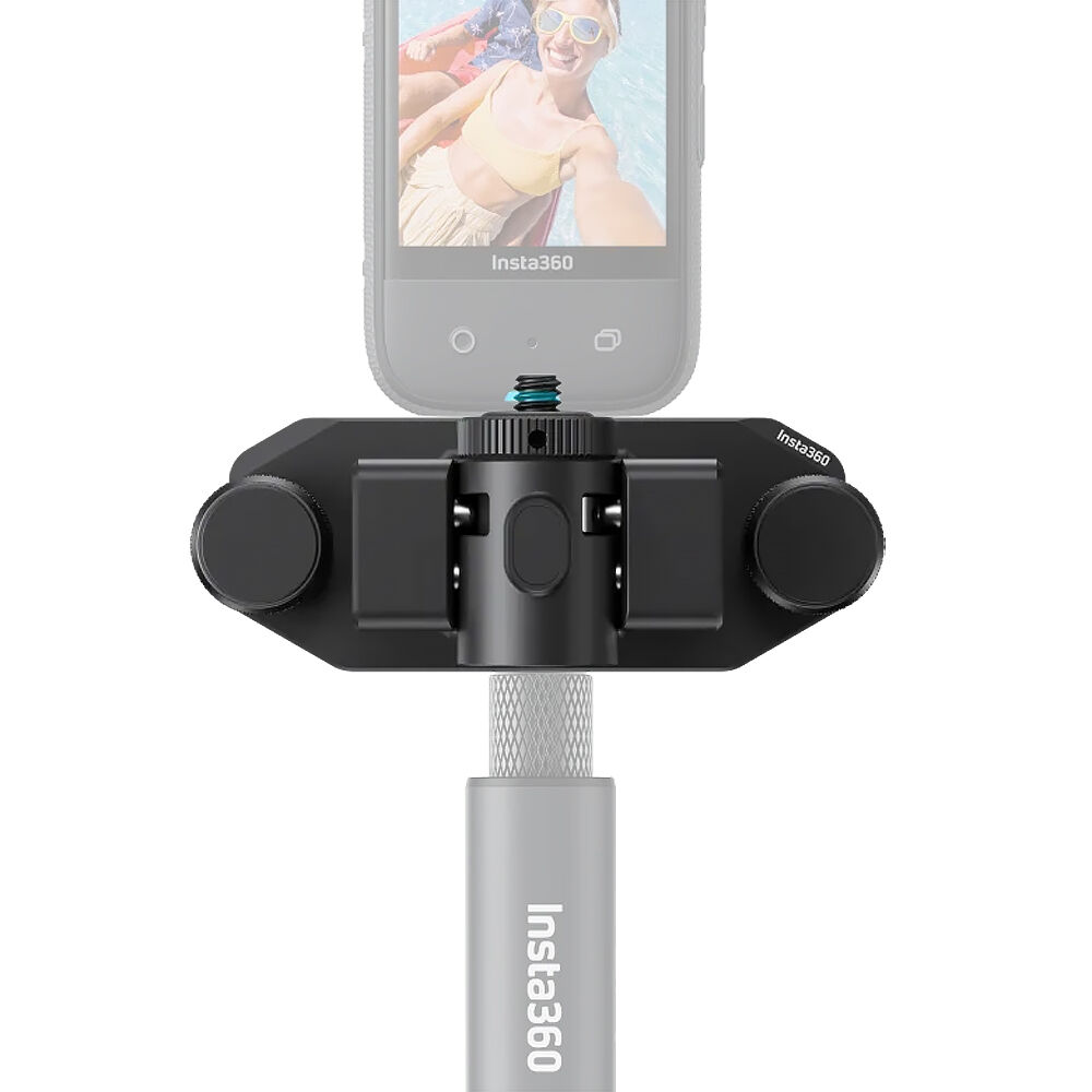 Soporte Magnético para Selfie Stick Insta360: Acceso Rápido, Montaje Rápido, Orientación Vertical/Ho