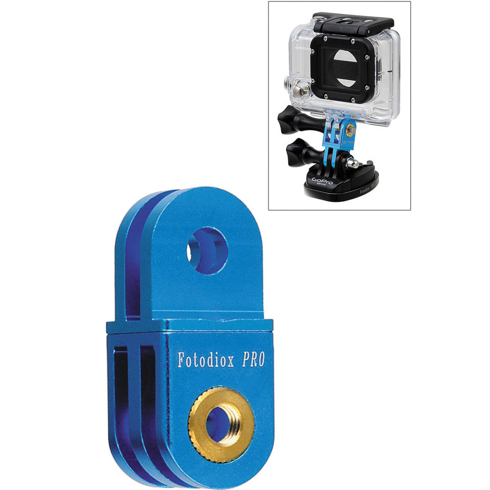 Soporte Extensor FotodioX GoTough para Cámaras GoPro (Azul) - Extensión de 0.8"", Punto de Pivotaje A