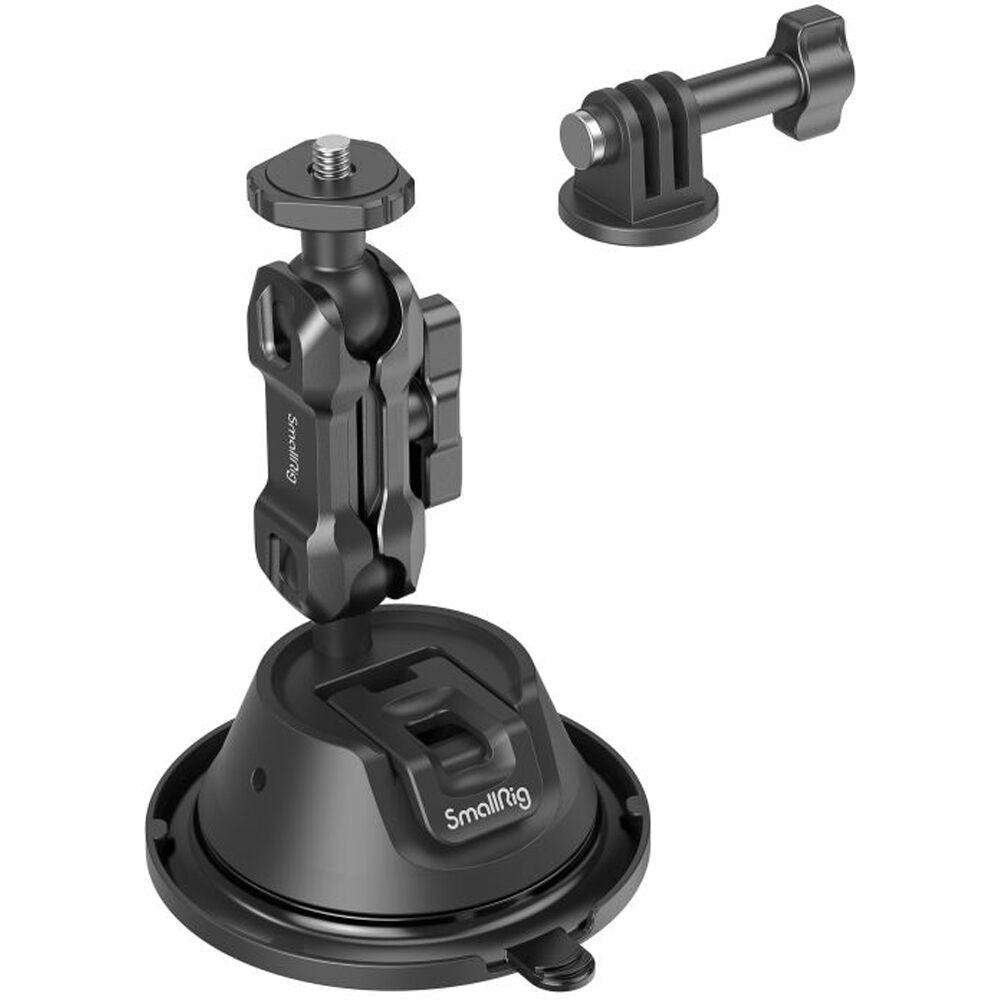 Soporte de Ventosa Portátil SmallRig SC-1K para Cámaras de Acción - Capacidad de Carga de 2.2 lb, Do