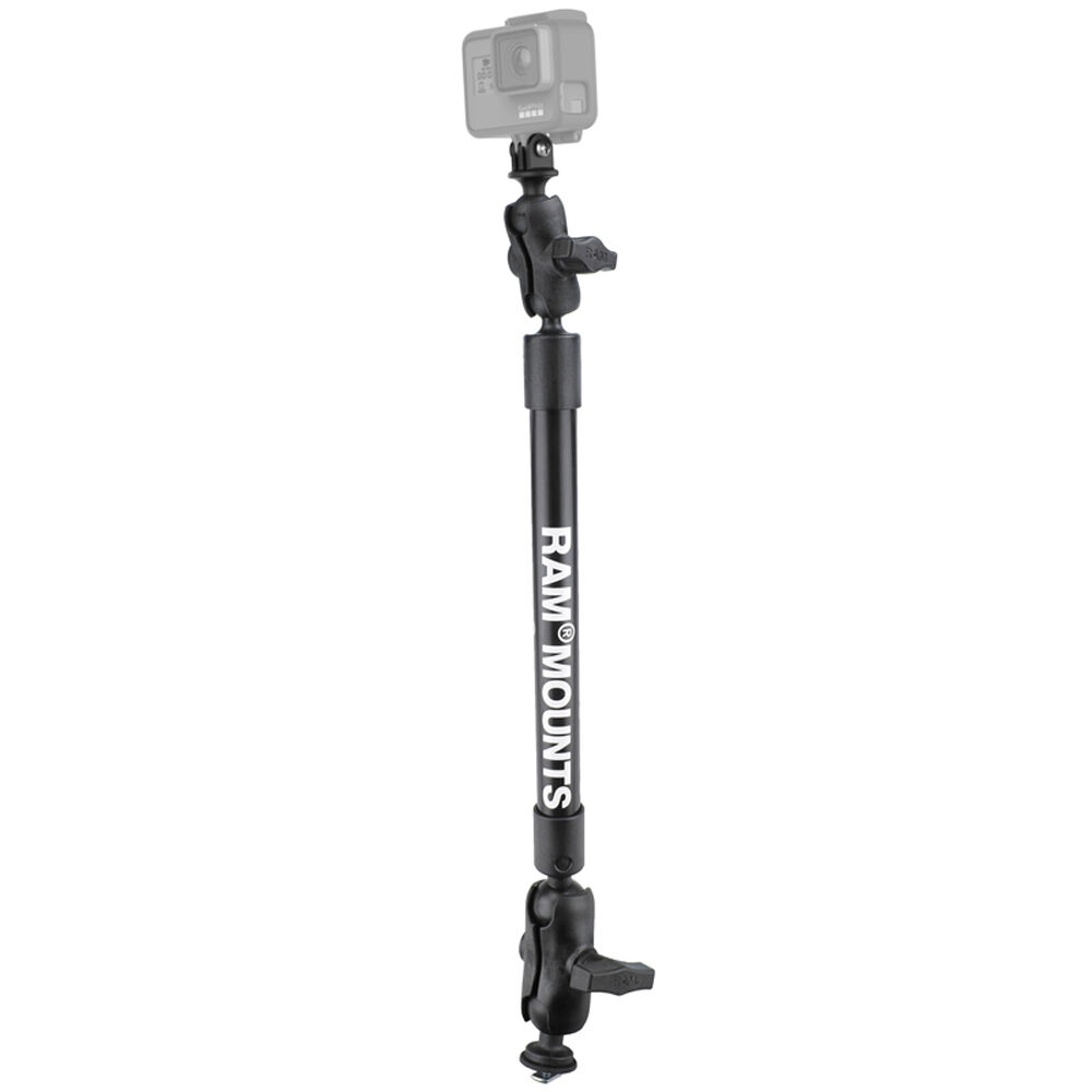 Soporte para Cámara RAM Mounts con Base de Bola de Seguimiento RAM y Montaje de 2 Puntas (22"")
