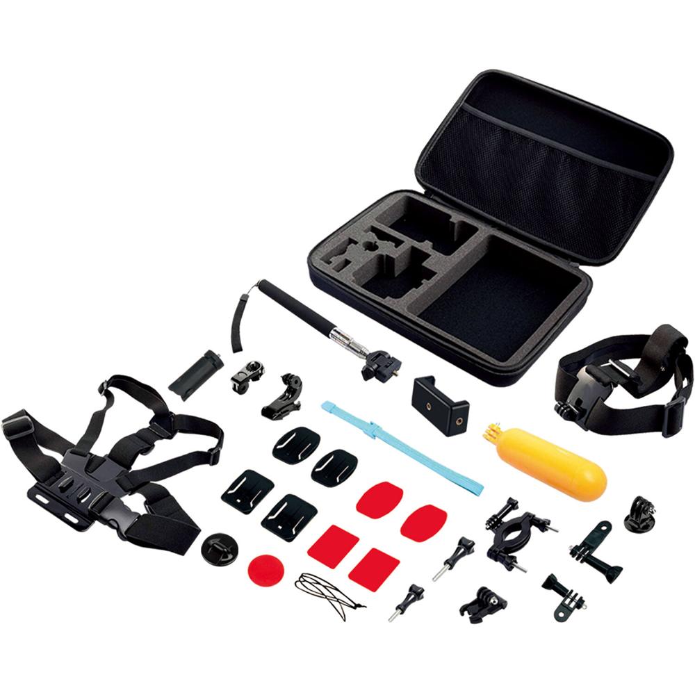 Kaiser Baas Pack de Accesorios de 30 Piezas para Cámaras y Smartphones - Compatible con GoPro, Sopor