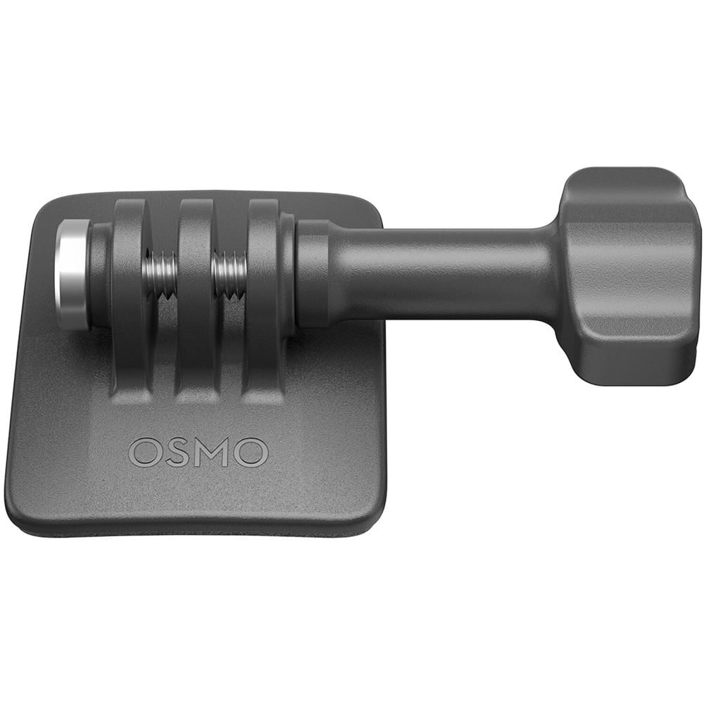 Kit de Base Adhesiva Curvada para Cámaras DJI Osmo Action - 2 Bases, Montajes de 3 Puntas y Tornillo