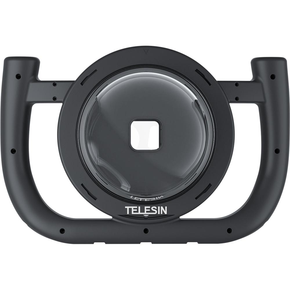 TELESIN Dome Port para Buceo - Soporte para Cámaras de Acción GoPro HERO10/9, Profundidad de 98', Vi