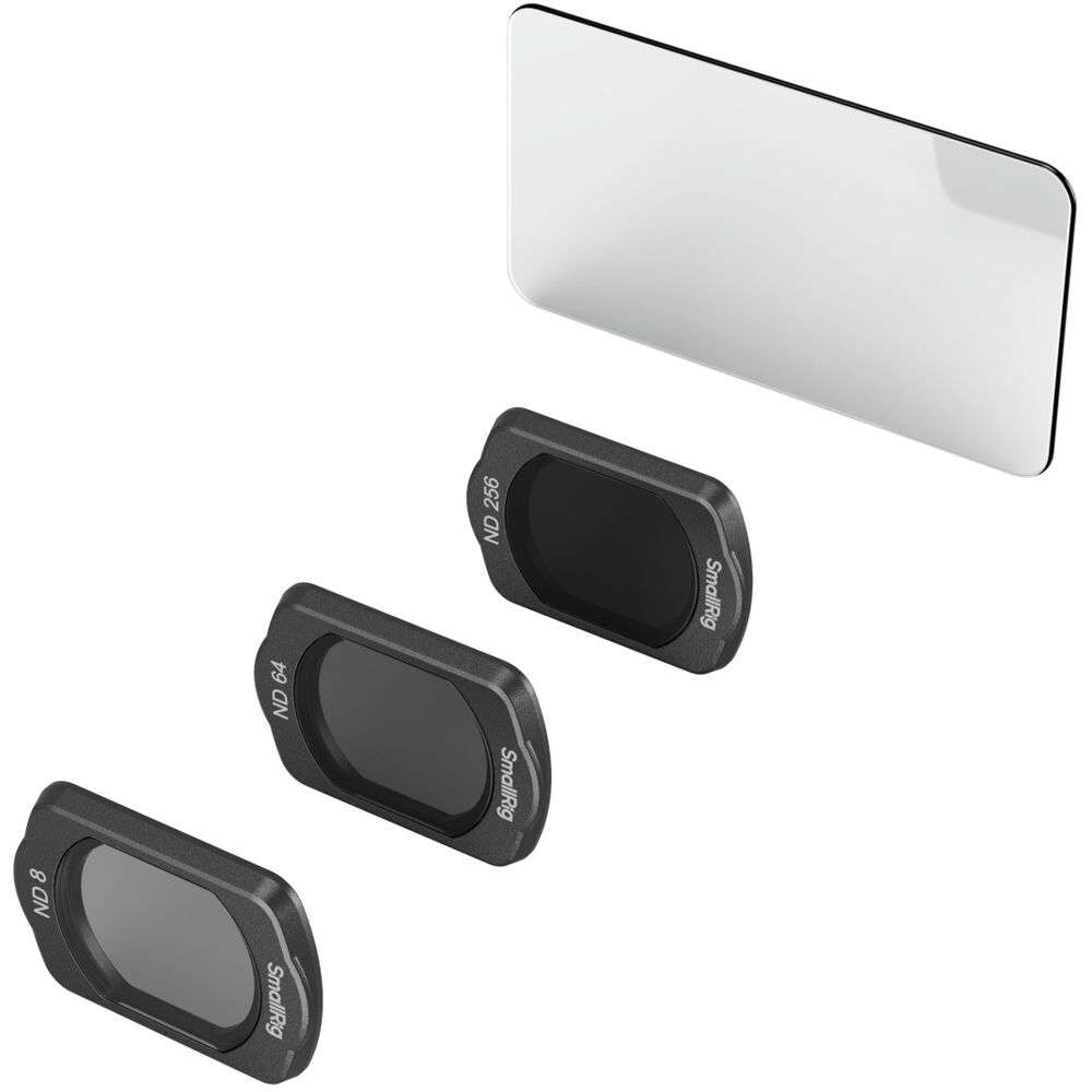 Juego de Filtros ND SmallRig para DJI Osmo Pocket 3 - Incluye Filtros ND8, ND64 y ND256, Diseño Magn