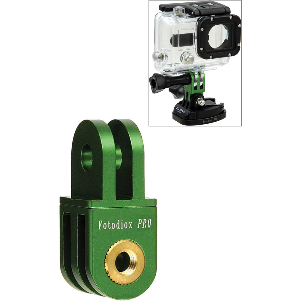 FotodioX GoTough Extender 90 Montura para Cámaras GoPro (Verde) - Extensión de 0.8"", Punto de Pivota