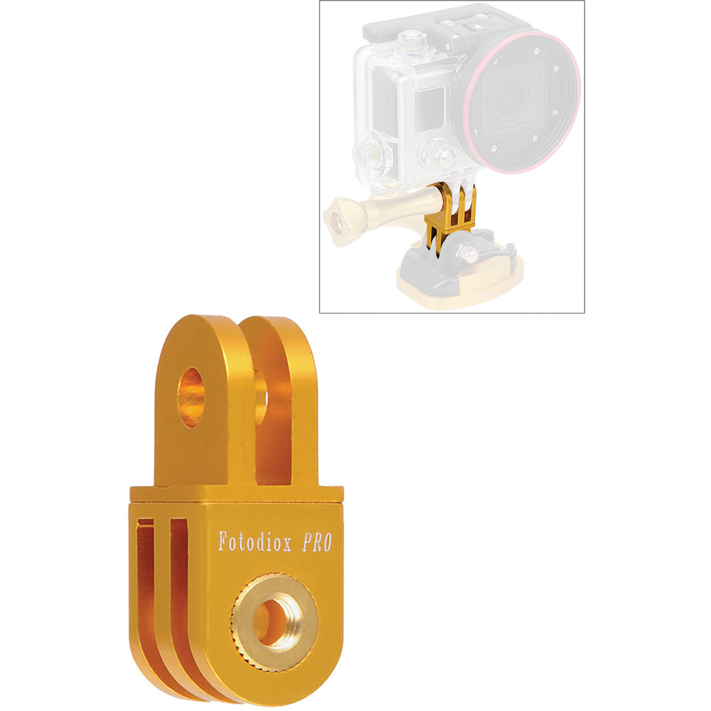 FotodioX GoTough Extender 90 para Cámaras GoPro (Dorado) - Extensión de Montaje de 0.8"", Punto de Pi