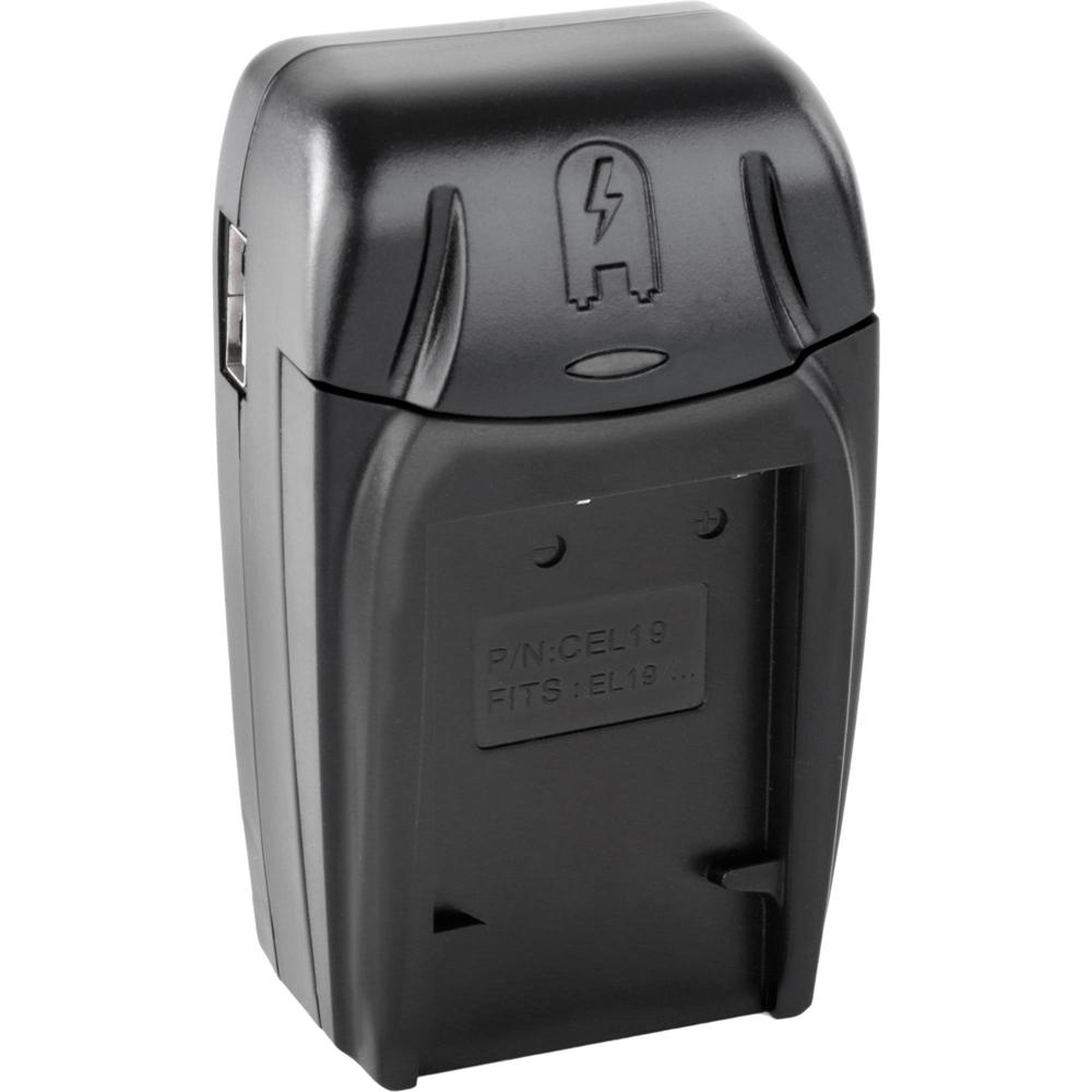 Cargador Compacto AC/DC Watson para Batería EN-EL19 o NP-BJ1 - Diseño Compacto, Placa Intercambiable