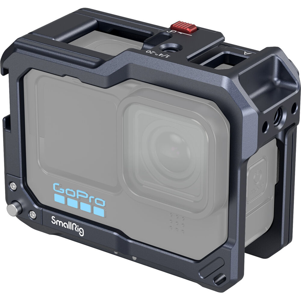 Cámara Cage SmallRig para GoPro Hero12/11/10/9 Black - Ajuste Personalizado, 2 Montajes Fríos, Rosca