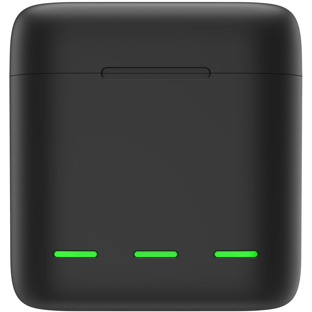 Cargador y Caja de Almacenamiento TELESIN de 3 Canales para Baterías de GoPro HERO9 Black - Carga Rá