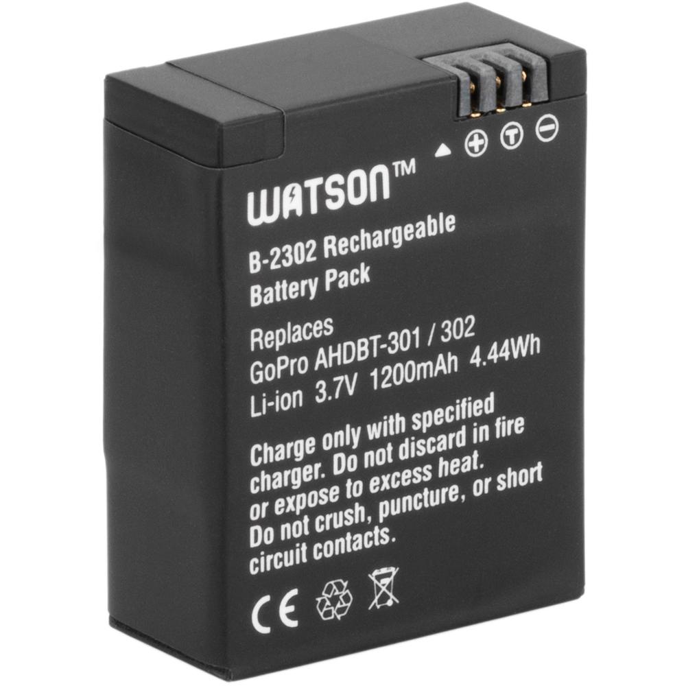 Batería de Litio-Ion de Watson para HERO3 y HERO3+ (3.7V, 1200mAh) - Reemplazo para Baterías GoPro A