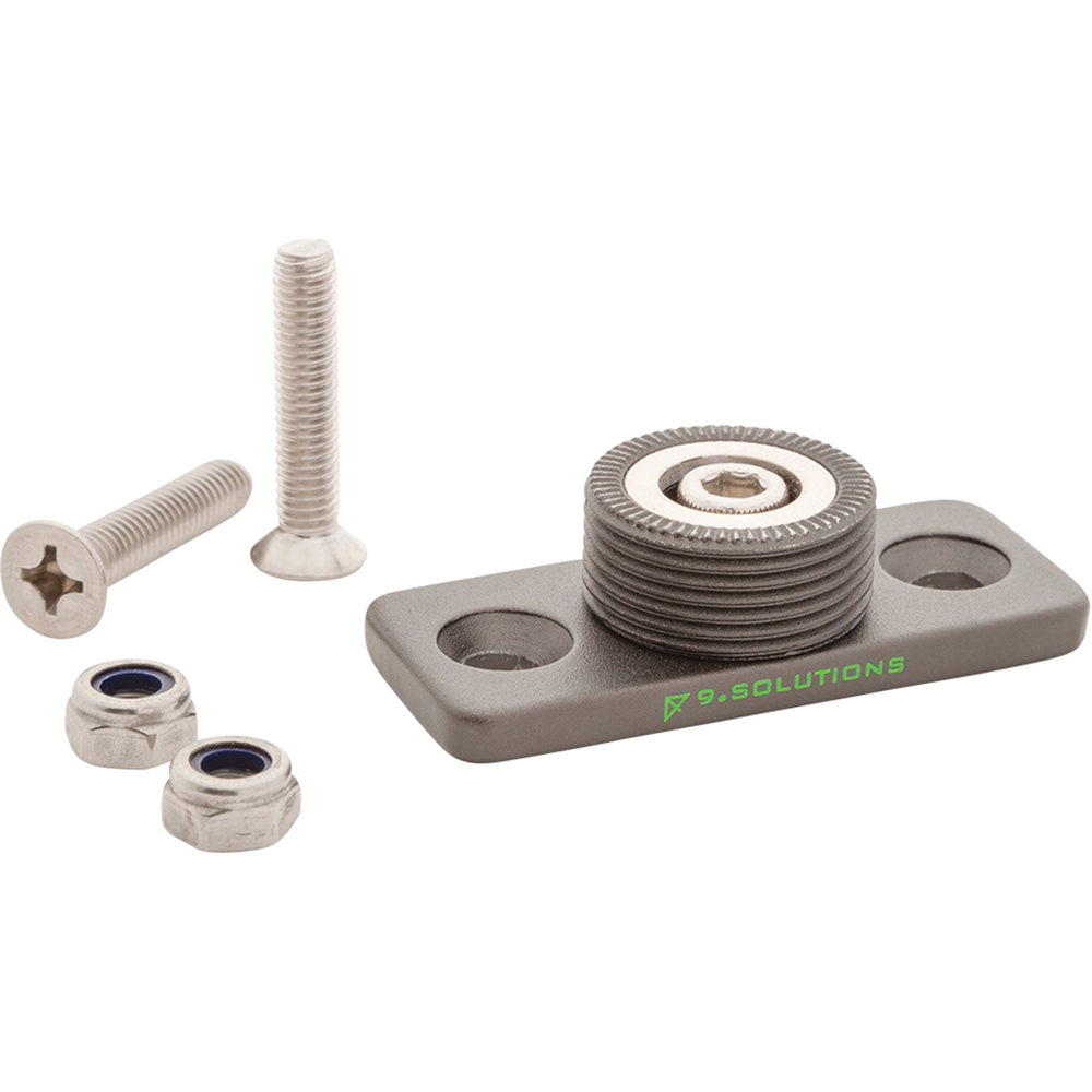 9.SOLUTIONS Receptor de Montaje Rápido para Placa Atornillable - Acepta Accesorios de Montaje Rápido