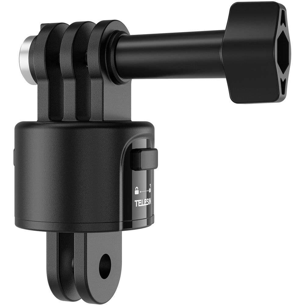 Adaptador Magnético de Liberación Rápida TELESIN para Cámaras de Acción - Montaje/Desmontaje Rápido,