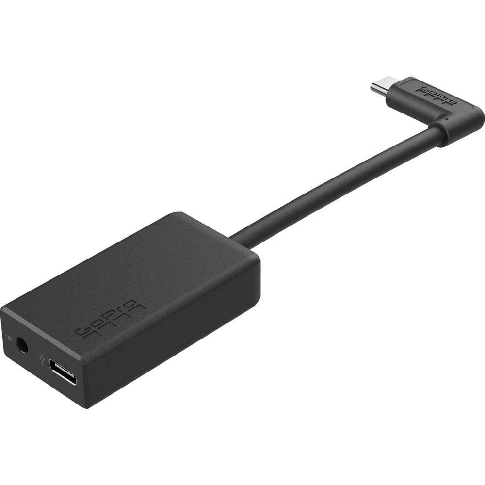 Adaptador de Micrófono de 3.5mm GoPro Pro para Cámaras HERO Seleccionadas - Entrada de Audio Mic/Lin