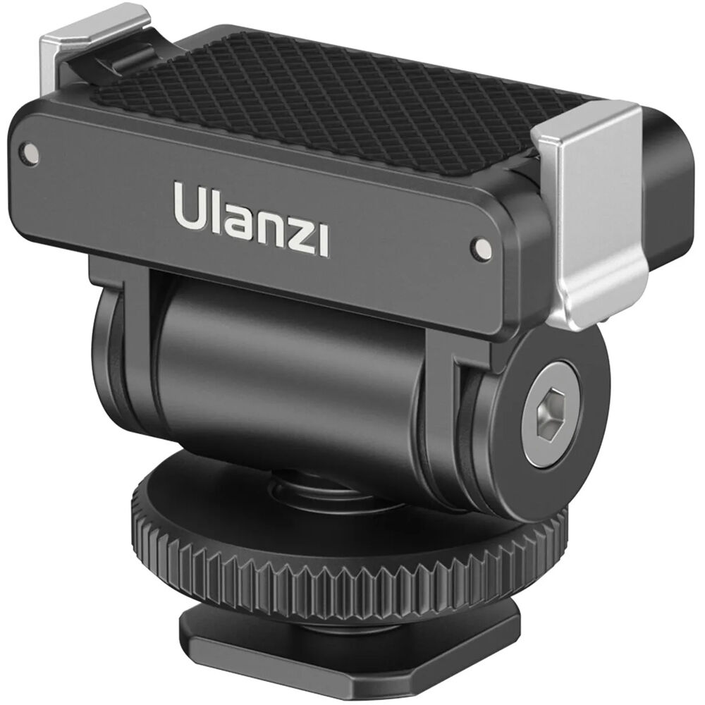 Adaptador de Montaje en Zapata Fría Ulanzi para DJI Osmo Action 3/4 y Pocket 3 - Base Magnética, Áng