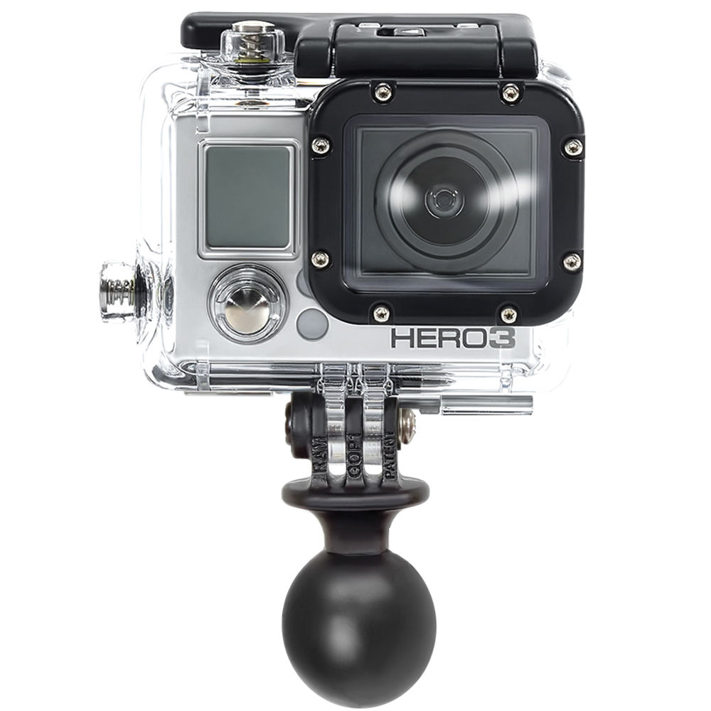 RAM Mounts Bola de 1"" de Diámetro con Adaptador Personalizado para GoPro Hero - Compatible con Brazo