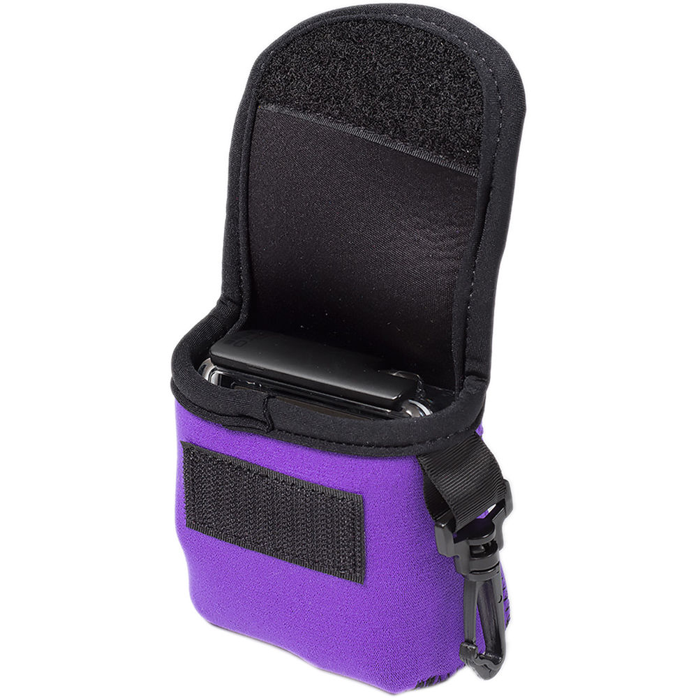 LensCoat BodyBag GoPro (Púrpura) - Funda de Transporte para HERO4/3+/3 con Carcasa, Neopreno Suave y