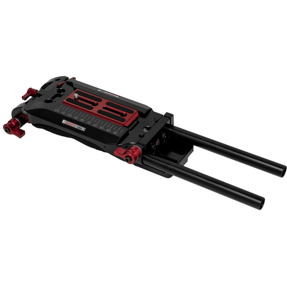 Zacuto ACT Baseplate: Base de Cámara con Puertos Rápidos de 15mm, Placa de Montaje Arca-Type y Espac
