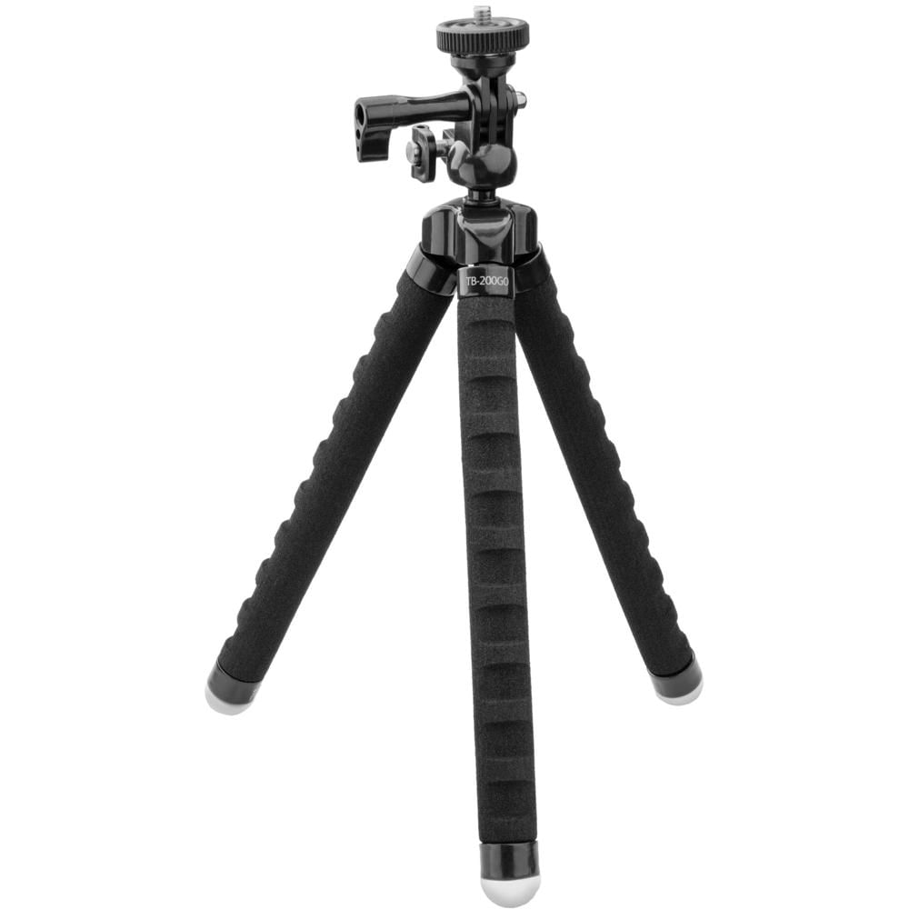Trípode Flexible Magnus MaxiGrip con Montura para GoPro - Capacidad de Carga 2.2 lb, Altura Máxima 1