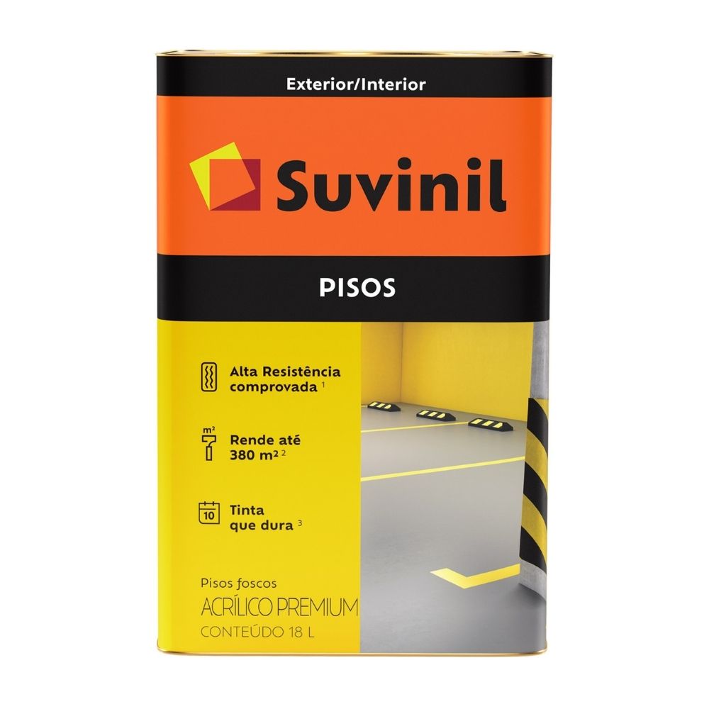 Pintura Latex para Pisos Suvinil Gris 18 litros