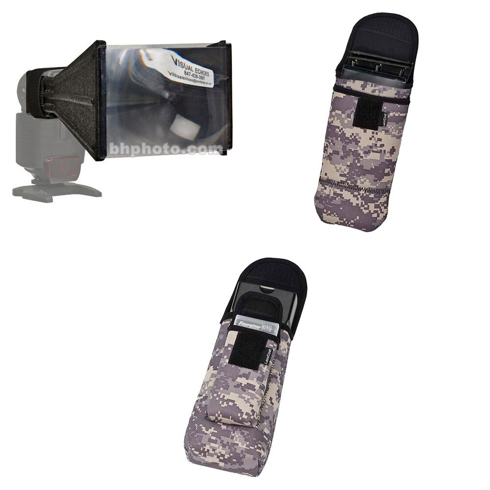 Visual Echoes FX4 Kit Better Beamer para Nikon SB-800 & SB-600 con Pouch LensCoat FlashKeeper y Beam