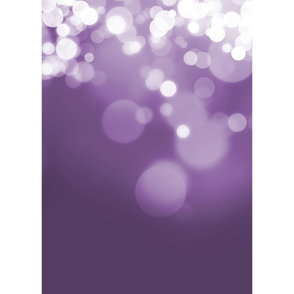 Westcott X-Drop Canvas Backdrop with Grommets (Purple Gradient Bokeh, 5 x 7')