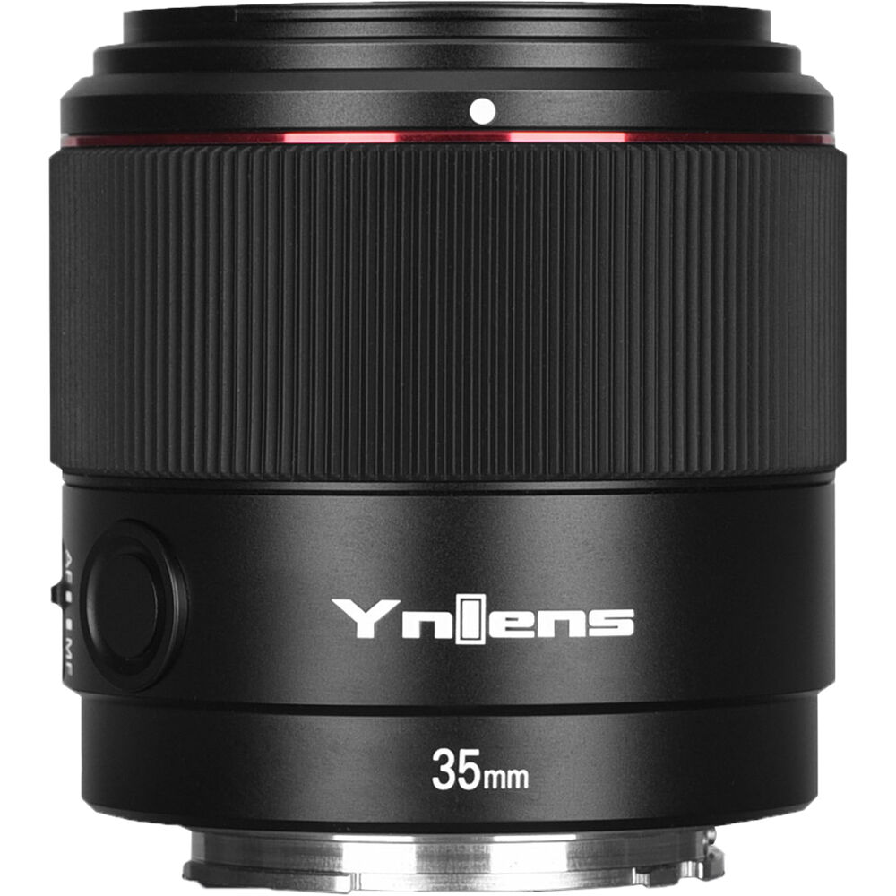 Yongnuo 35mm f/2S DF DSM Lens (Sony E) - Objetivo Full-Frame con Anillo de Control Personalizable, M
