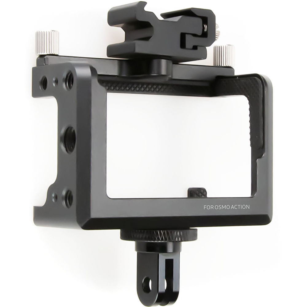 DigitalFoto Solution Limited Osmo Action 4K Vlogging Cage con Montura de Zapata, Ensamblaje de Torni