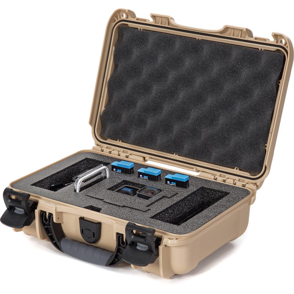 Nanuk 909 Estuche Duro Impermeable con Espumas para Cámaras GoPro HERO Seleccionadas (Tan) - Exterio