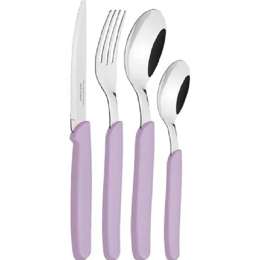 Set de cubiertos x24 piezas carmel - tramontina lila