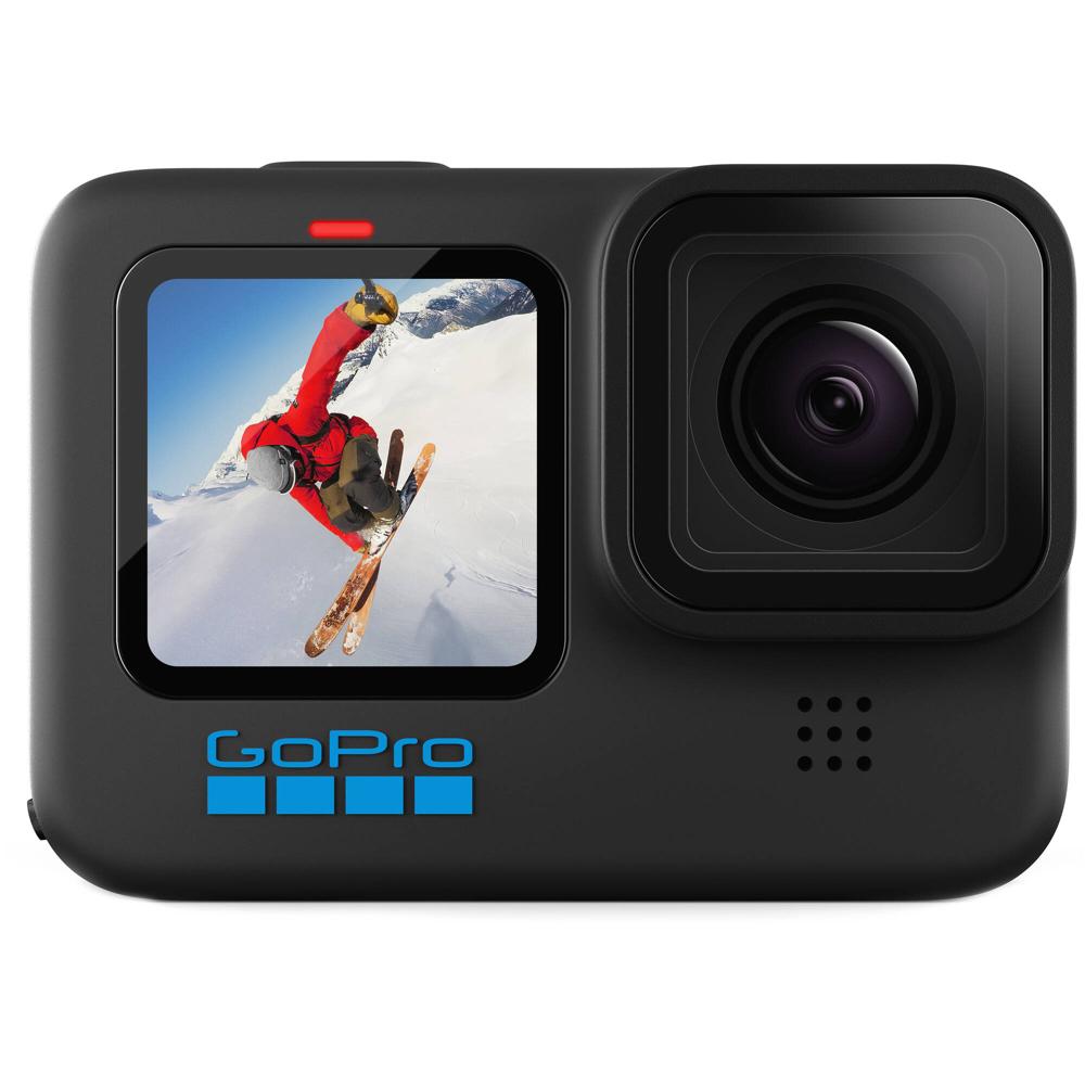 GoPro HERO10 Black: Cámara de Acción 23MP, Video 5.3K, Pantalla Táctil, Resistente al Agua y Estabil