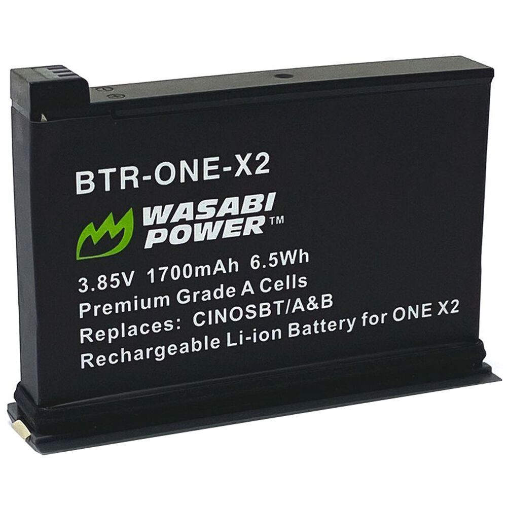 Batería Recargable de Litio-Ion Wasabi Power para Insta360 ONE X2 (No Impermeable) - 1700mAh, 3.85V,